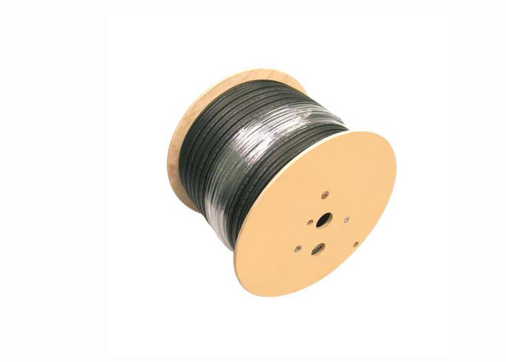 Double Shielded Copper Coaxial Cable RG11 / U 14 AWG Al Foil + Al-Mg Braid Shield